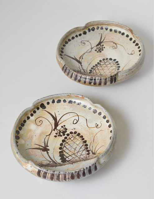 丸田宗彦 粉引絵唐津 向付け 丸田宗彦 粉引絵唐津 向付け